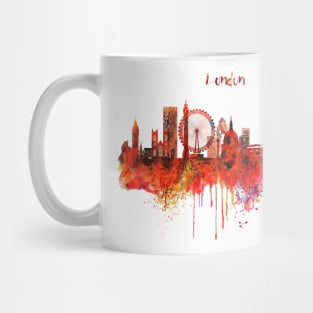 London Skyline watercolor Mug